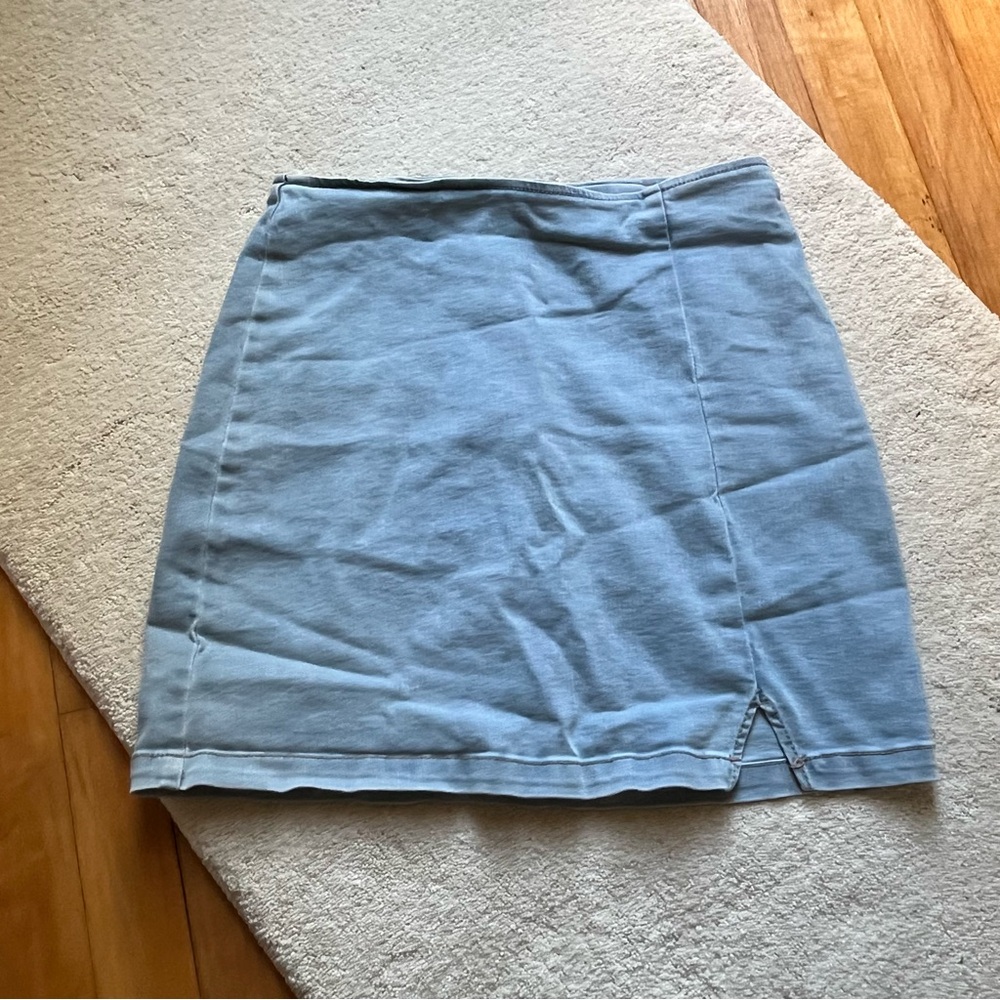 Wild Fable Light Blue Mini Skirt